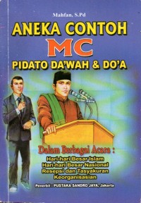 Image of ANEKA CONTOH MC PIDATO DA'WAH & DO'A