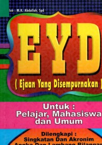 Image of EYD ( Ejaan Yang Disempurnakan )